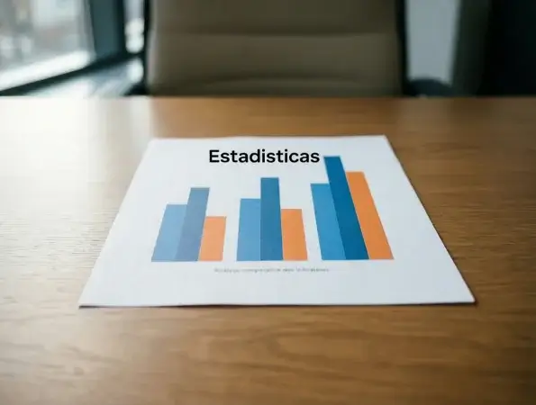 Gráfico de barras simple mostrando rendimiento deportivo